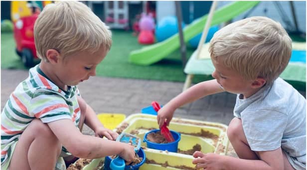 Identical twins Michael and Jaxon Parker were diagnosed with autism in March 2020.
Photo by Lisa Parker.