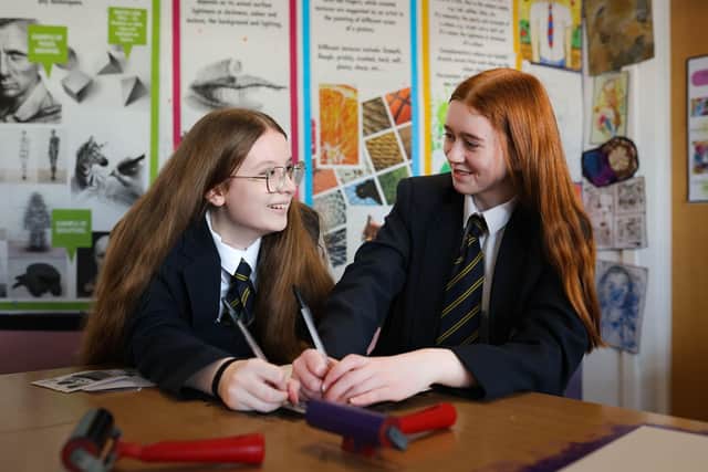 Ofsted said Heworth Grange School develops a culture where there are positive relationships between pupils