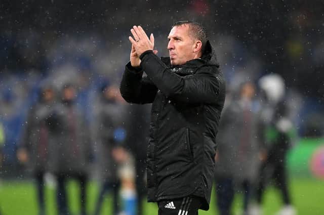 Brendan Rogers last night.