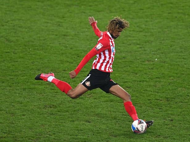 Dion Sanderson playing for Sunderland during a loan spell from Wolves.