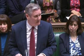 Labour leader Sir Keir Starmer speaks during Prime Minister's Questions in the House of Commons, London. Picture date: Wednesday February 21, 2024. PA Photo. See PA story POLITICS PMQs. Photo credit should read: House of Commons/UK Parliament/PA Wire