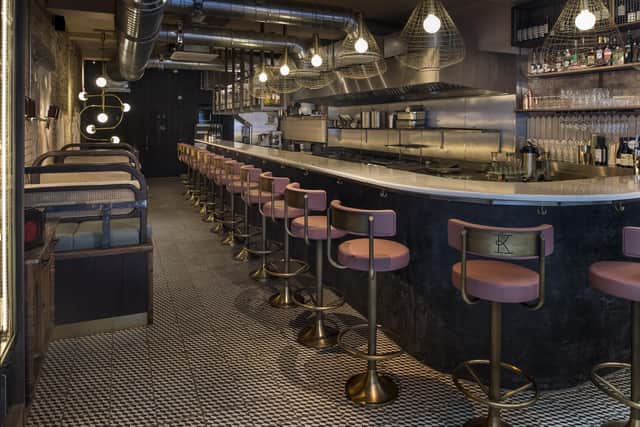 View of the open theatre kitchen inside Kricket. Image: Paul Winch-Furness