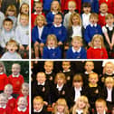 Enjoying their first days at school. See if you can spot a familiar face.