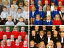 Enjoying their first days at school. See if you can spot a familiar face.