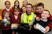 Youngsters from Primrose Community Centre Funhouse Youth Club received an Xbox from Tyne Tunnel 2 supervisor Michael Ayre in 2003. Remember this?