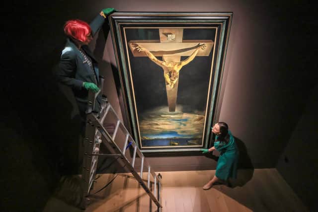 Salvador Dalí (1904–1989), Christ of St John of the Cross, 1951, oil on canvas © CSG CIC Glasgow Museums Collection . Credit: Will Walker / North News