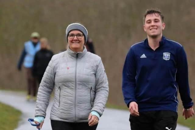 Ryan Moorhead, who is 25 and from Jarrow, is training for the Great North Run following in the charitable footsteps of his mum.