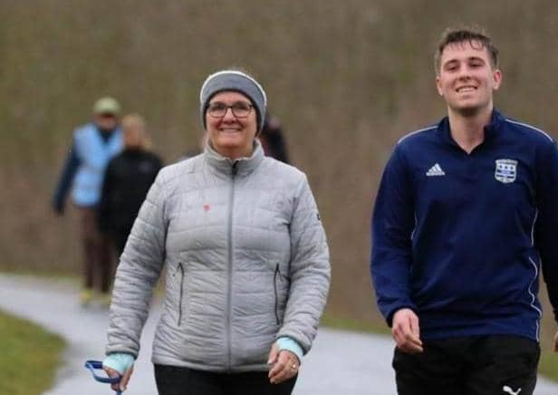 Ryan Moorhead, who is 25 and from Jarrow, is training for the Great North Run following in the charitable footsteps of his mum.