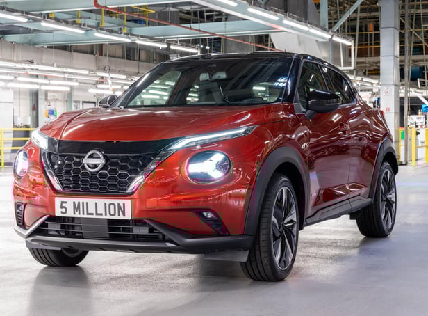The Nissan Juke, which is built in Sunderland.