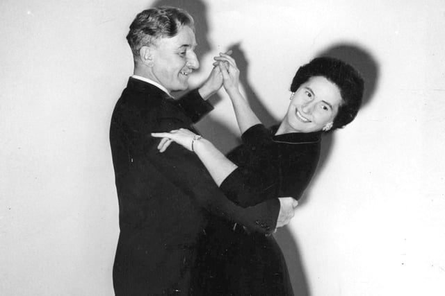 Bill and Ella Morton, of Morton Wallace Dance School. It's a photo from 64 years ago.