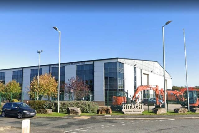 The Hitachi site at Monkton Business Park North. Picture c/o Google Streetview.