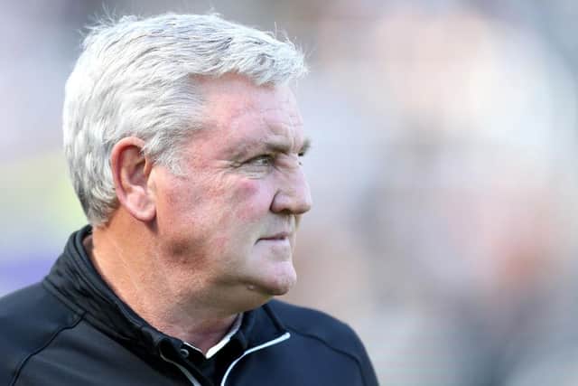 Newcastle United head coach Steve Bruce. (Photo by George Wood/Getty Images)