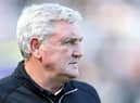 Newcastle United head coach Steve Bruce. (Photo by George Wood/Getty Images)