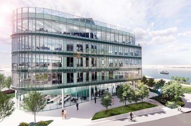 The Glassworks building planned for South Shields' riverside is one development which could encourage companies to shift their London offices to the North East.