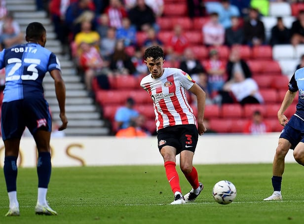 Sunderland's Tom Flanagan, left, watched by Wycombe's Anis Mehmeti, has started the season in superb form.