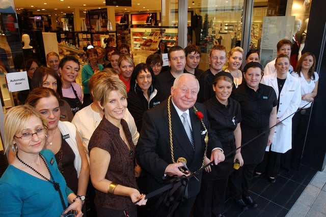 The official opening of Desire at Debenhams in Waterloo Square in 2005. Does this bring back happy memories?