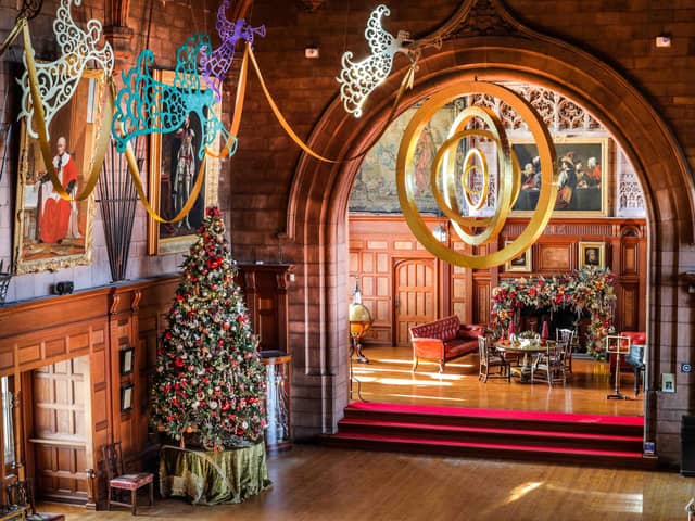 The Twelve Days of Christmas at Bamburgh Castle. Photograph: Stuart Boulton