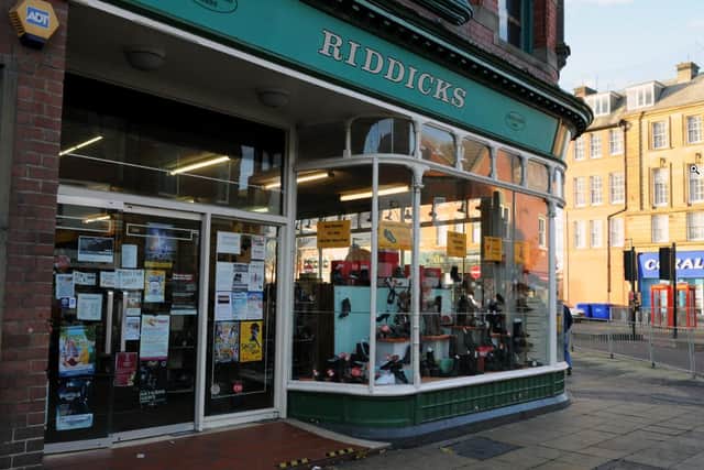 Riddicks pictured as it was still trading.