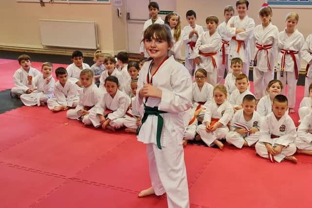 Gold medal winner Evie Snowdon.