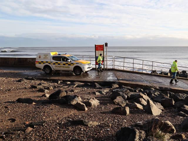 A body has been found on Hendon beach which is believed to be that of a woman who was reported to have been swept out to sea.

Photograph: News and Pictures North