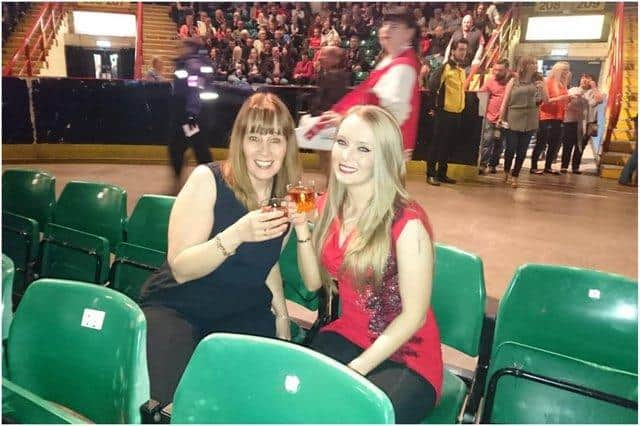 Samantha Bruce with mam Deborah Johnson.