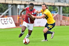 South Shields in action during pre-season - photo by Kev Wilson.