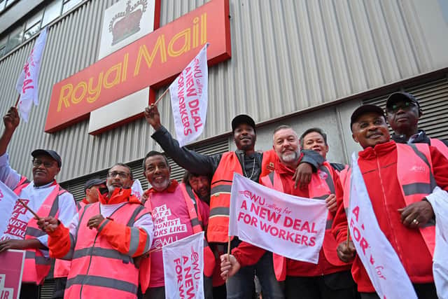 Every postal strike coming up over October, November and December: Who is striking and when will they take action? (Photo by JUSTIN TALLIS/AFP via Getty Images)