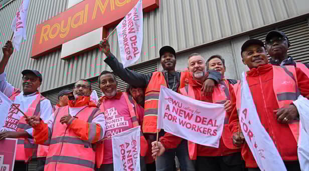 Every postal strike coming up over October, November and December: Who is striking and when will they take action? (Photo by JUSTIN TALLIS/AFP via Getty Images)