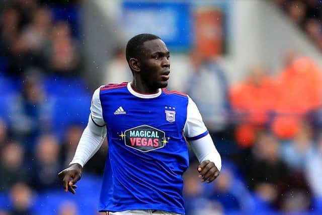 Ipswich Town defender Toto Nsiala. (Photo by Stephen Pond/Getty Images)