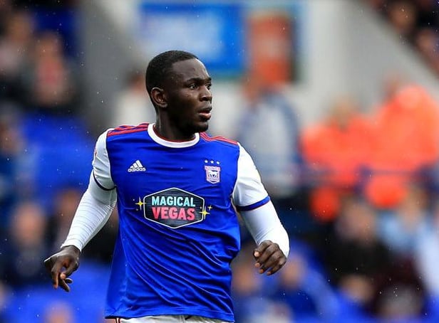 Ipswich Town defender Toto Nsiala. (Photo by Stephen Pond/Getty Images)