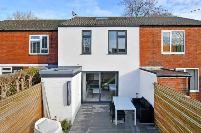 "Only on a detailed internal inspection can the immaculate high standard of finish be fully appreciated with this fabulous three bedroom townhouse," says the brochure.