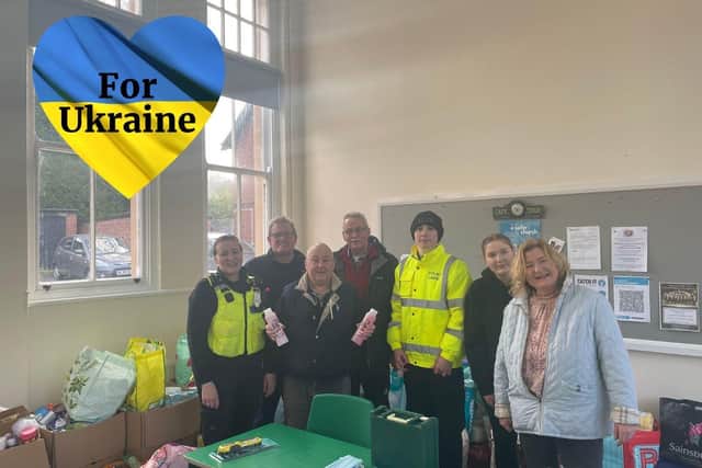 Volunteers collecting donations for Ukraine in South Tyneside