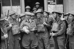 .George Formby entertaining the troops. He also entertained the people of South Tyneside regularly.