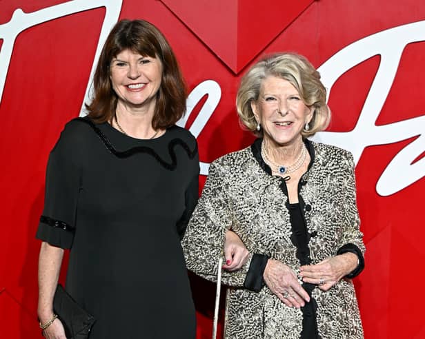 Helen Barbour and Dame Margaret Barbour at The Fashion Awards 2024. Picture: Getty
