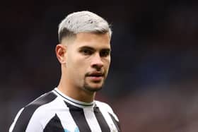 Newcastle United midfielder Bruno Guimaraes.
