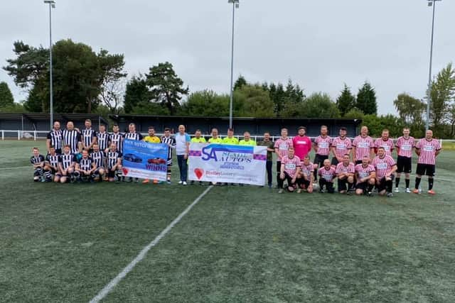 Geordies and Mackems showed that cancer has no colours when they came together to play in the annual Bradley Lowery Trophy match.