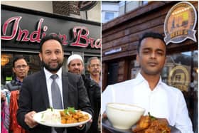 Indian Brasserie owner Habibur Rahman (left) and Dehli 6 owner Shah Lalon Amin have urged people to support their local restaurants.