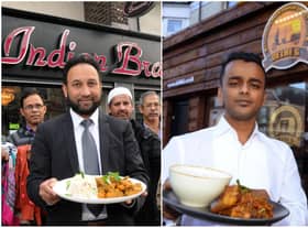 Indian Brasserie owner Habibur Rahman (left) and Dehli 6 owner Shah Lalon Amin have urged people to support their local restaurants.