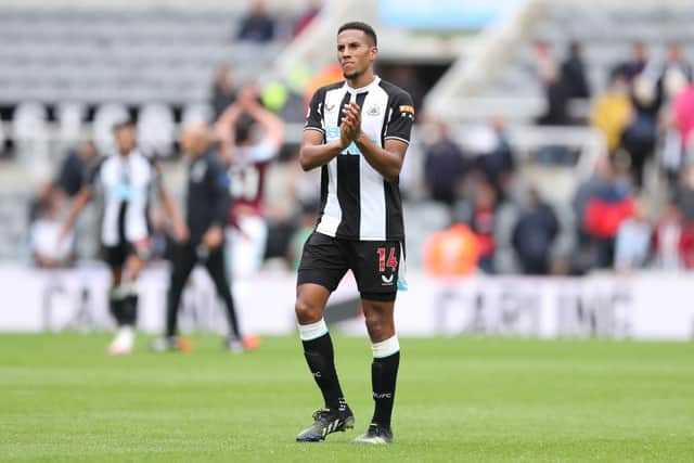 Newcastle United midfielder Isaac Hayden. (Photo by George Wood/Getty Images)