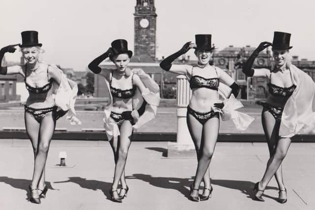 The Les Bailey Dancing Girls on the roof of The Latino for it's opening in April 1966. Photo: Freddie Muddit (Fietscher Fotos).
