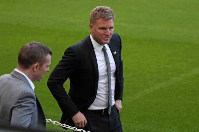 Eddie Howe will take charge of his first match as Newcastle United boss this weekend. (Photo by SCOTT HEPPELL/AFP via Getty Images)