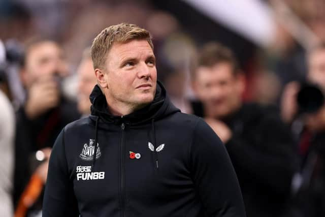 Newcastle United head coach Eddie Howe.