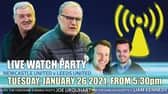 Join our Watch Party for the best analysis and punditry