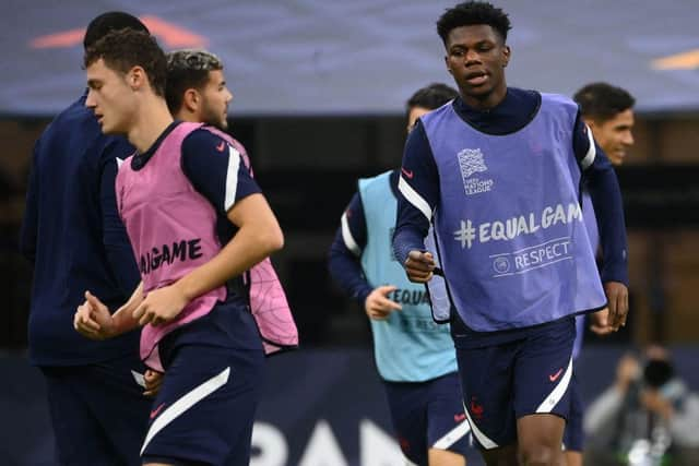 Monaco and France midfielder Aurelien Tchouameni is among the latest names to be linked with Newcastle United. (Photo by FRANCK FIFE/AFP via Getty Images)