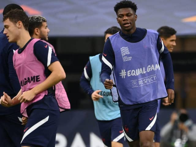 Monaco and France midfielder Aurelien Tchouameni is among the latest names to be linked with Newcastle United. (Photo by FRANCK FIFE/AFP via Getty Images)