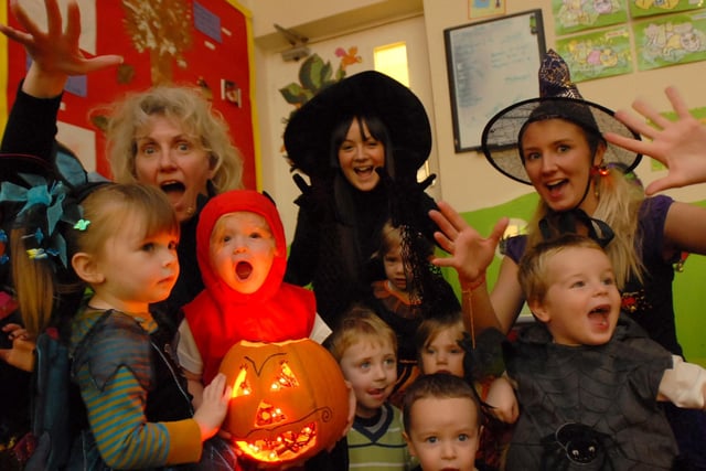 It's a scream of a Halloween day at Ashfield Nursery in 2008. Have you spotted someone you know?