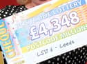 The fake letters which claim recipients have won thousands of pounds on the People’s Postcode Lottery. The aim is to get people to give their bank details to fraudsters.