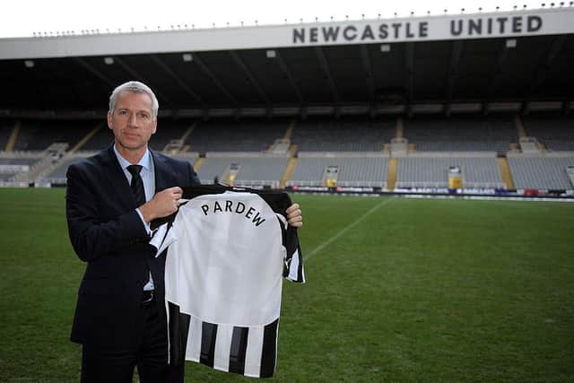Newcastle United's new manager Alan Pardew poses for photographers at St James' Park, Newcastle upon Tyne, north-east England on December 9, 2010.  (Photo: ANDREW YATES/AFP via Getty Images)