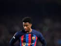 Barcelona defender Alejandro Balde (Photo by PAU BARRENA/AFP via Getty Images)