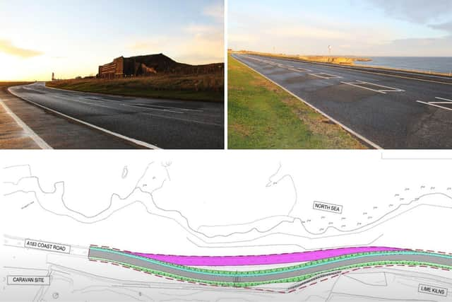 Council chiefs say moving the road will give the route a longer lifespan as coastal erosion continues to eat away at South Tyneside's cliffs